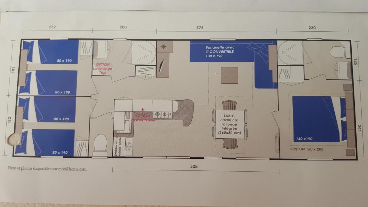 Agréable Mobilhome 6 - 8 places Saint-Brevin-les-Pins Exterior foto